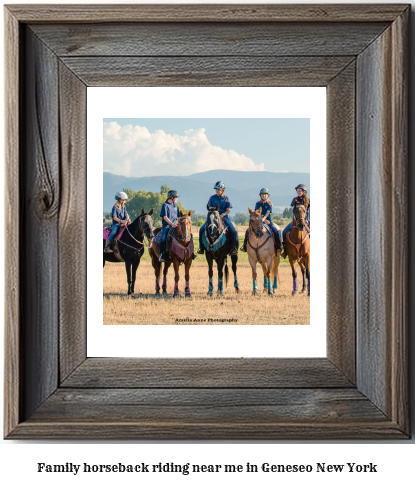 family horseback riding near me in Geneseo, New York